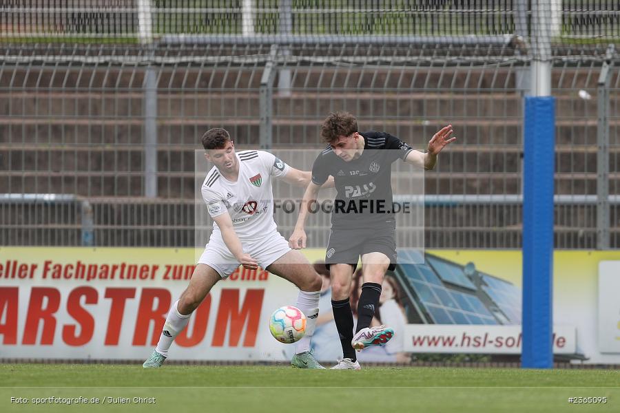 Benedict Laverty, Stadion am Schönbusch, Aschaffenburg, 20.05.2023, sport, action, Fussball, BFV, 37. Spieltag, Regionalliga Bayern, FCS, SVA, 1. FC Schweinfurt 05, SV Viktoria Aschaffenburg - Bild-ID: 2365095