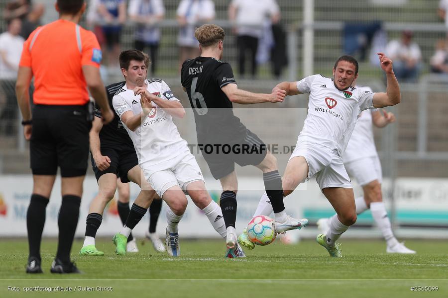 Dominic Noa Schmidt, Stadion am Schönbusch, Aschaffenburg, 20.05.2023, sport, action, Fussball, BFV, 37. Spieltag, Regionalliga Bayern, FCS, SVA, 1. FC Schweinfurt 05, SV Viktoria Aschaffenburg - Bild-ID: 2365099