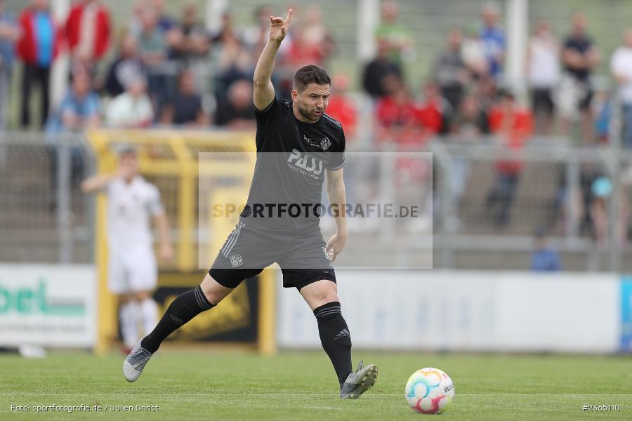 Benjamin Baier, Stadion am Schönbusch, Aschaffenburg, 20.05.2023, sport, action, Fussball, BFV, 37. Spieltag, Regionalliga Bayern, FCS, SVA, 1. FC Schweinfurt 05, SV Viktoria Aschaffenburg - Bild-ID: 2365110 Benjamin Baier, Stadion am Schönbusch, Aschaffenburg, 20.05.2023, sport, action, Fussball, BFV, 37. Spieltag, Regionalliga Bayern, FCS, SVA, 1. FC Schweinfurt 05, SV Viktoria Aschaffenburg - Bild-ID: 2365110