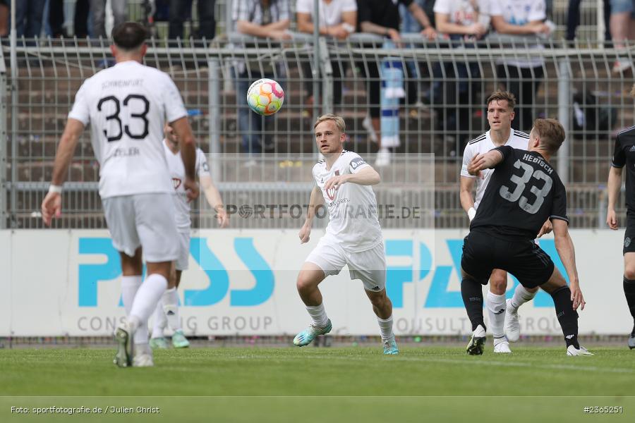 Marco Zietsch, Stadion am Schönbusch, Aschaffenburg, 20.05.2023, sport, action, Fussball, BFV, 37. Spieltag, Regionalliga Bayern, FCS, SVA, 1. FC Schweinfurt 05, SV Viktoria Aschaffenburg - Bild-ID: 2365251