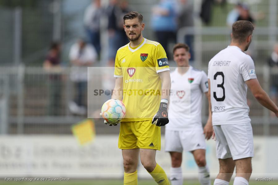 Bennet Schmidt, Stadion am Schönbusch, Aschaffenburg, 20.05.2023, sport, action, Fussball, BFV, 37. Spieltag, Regionalliga Bayern, FCS, SVA, 1. FC Schweinfurt 05, SV Viktoria Aschaffenburg - Bild-ID: 2365261