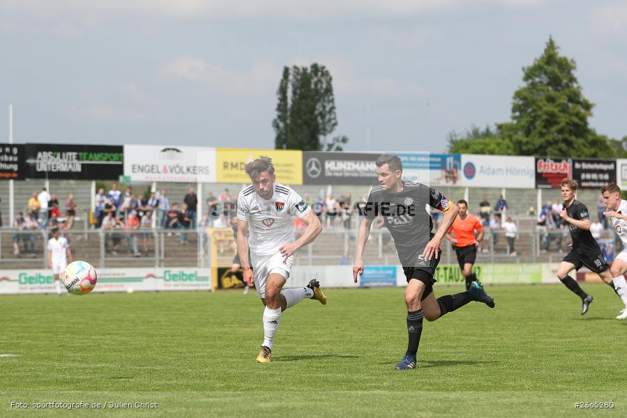 Daniel Cheron, Stadion am Schönbusch, Aschaffenburg, 20.05.2023, sport, action, Fussball, BFV, 37. Spieltag, Regionalliga Bayern, FCS, SVA, 1. FC Schweinfurt 05, SV Viktoria Aschaffenburg - Bild-ID: 2365280