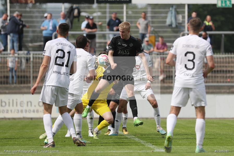 Jan Stein, Stadion am Schönbusch, Aschaffenburg, 20.05.2023, sport, action, Fussball, BFV, 37. Spieltag, Regionalliga Bayern, FCS, SVA, 1. FC Schweinfurt 05, SV Viktoria Aschaffenburg - Bild-ID: 2365287 Jan Stein, Stadion am Schönbusch, Aschaffenburg, 20.05.2023, sport, action, Fussball, BFV, 37. Spieltag, Regionalliga Bayern, FCS, SVA, 1. FC Schweinfurt 05, SV Viktoria Aschaffenburg - Bild-ID: 2365287