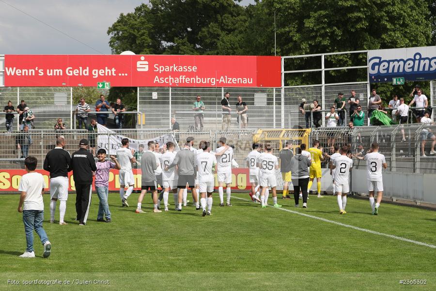 Stadion am Schönbusch, Aschaffenburg, 20.05.2023, sport, action, Fussball, BFV, 37. Spieltag, Regionalliga Bayern, FCS, SVA, 1. FC Schweinfurt 05, SV Viktoria Aschaffenburg - Bild-ID: 2365302