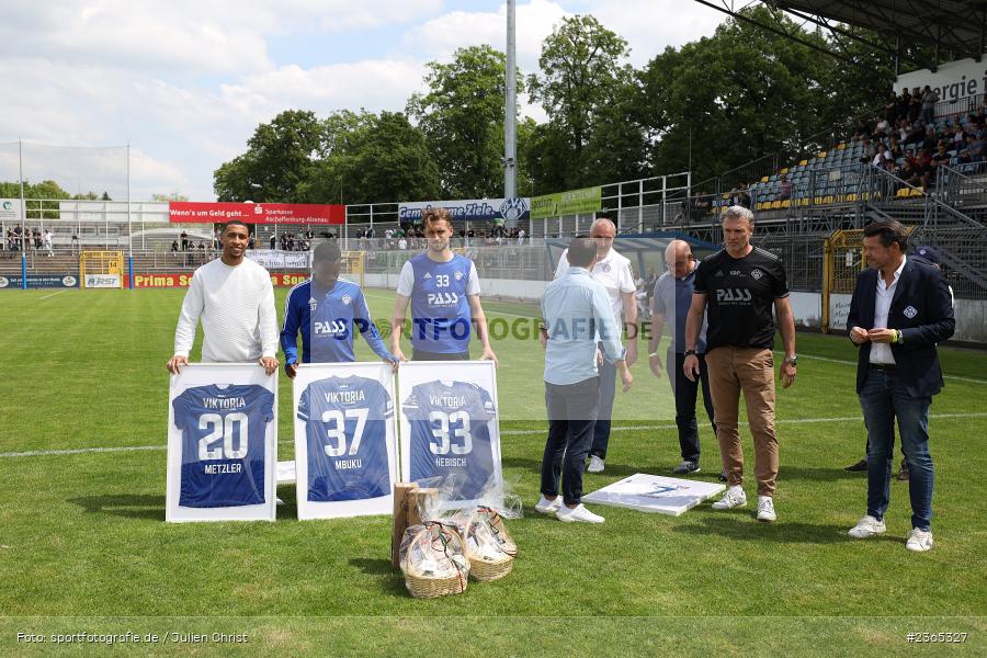Felix Metzler, Stadion am Schönbusch, Aschaffenburg, 20.05.2023, sport, action, Fussball, BFV, 37. Spieltag, Regionalliga Bayern, FCS, SVA, 1. FC Schweinfurt 05, SV Viktoria Aschaffenburg - Bild-ID: 2365327