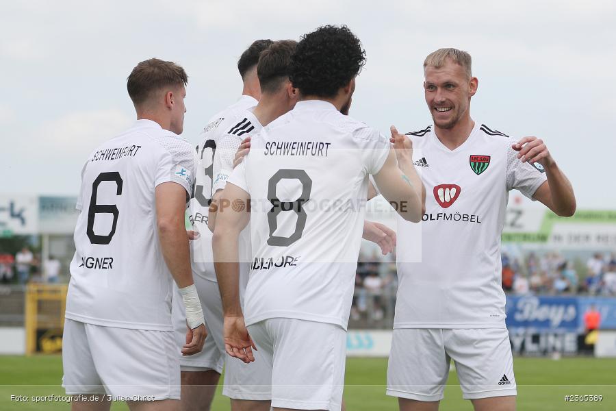 Team, Malik Mc Lemore, Stadion am Schönbusch, Aschaffenburg, 20.05.2023, sport, action, Fussball, BFV, 37. Spieltag, Regionalliga Bayern, FCS, SVA, 1. FC Schweinfurt 05, SV Viktoria Aschaffenburg - Bild-ID: 2365389