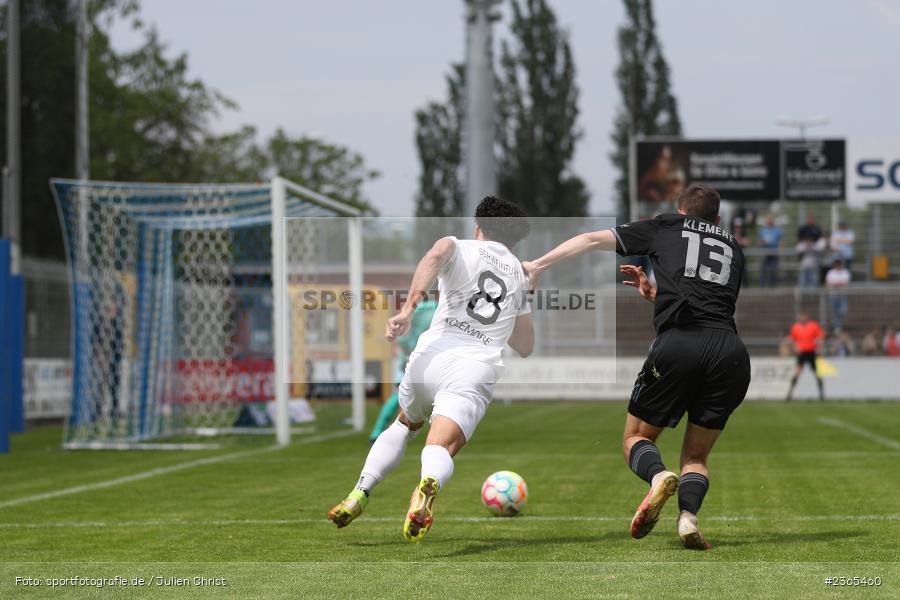 Malik Mc Lemore, Stadion am Schönbusch, Aschaffenburg, 20.05.2023, sport, action, Fussball, BFV, 37. Spieltag, Regionalliga Bayern, FCS, SVA, 1. FC Schweinfurt 05, SV Viktoria Aschaffenburg - Bild-ID: 2365460