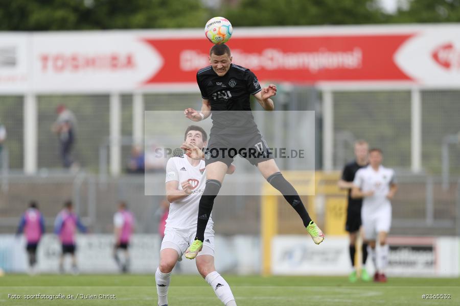 Niklas Meyer, Stadion am Schönbusch, Aschaffenburg, 20.05.2023, sport, action, Fussball, BFV, 37. Spieltag, Regionalliga Bayern, FCS, SVA, 1. FC Schweinfurt 05, SV Viktoria Aschaffenburg - Bild-ID: 2365532