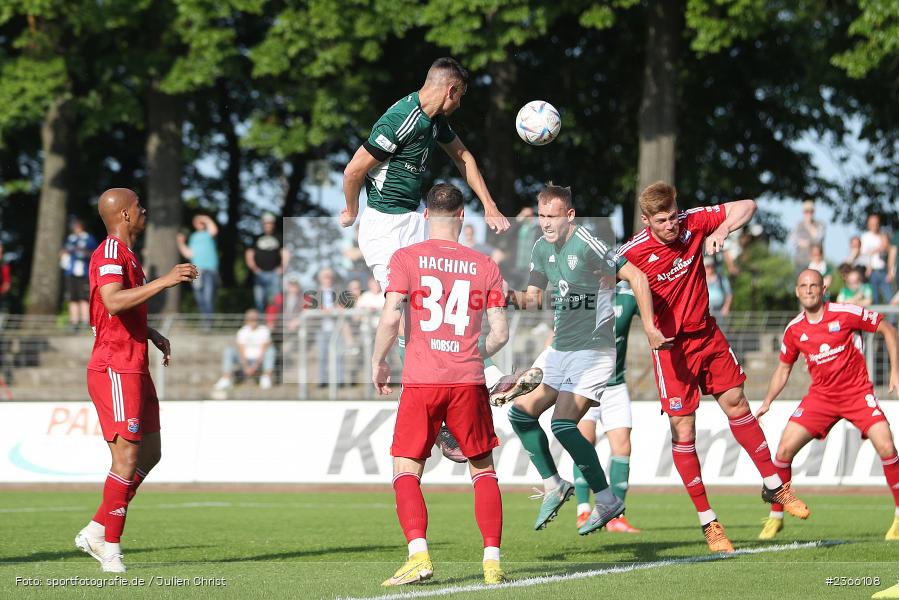 Ivan Mihaljevic, Sachs-Stadion, Schweinfurt, 26.05.2023, sport, action, BFV, Fussball, 38. Spieltag, Regionalliga Bayern, UHG, FC05, SpVgg Unterhaching, 1. FC Schweinfurt - Bild-ID: 2366108