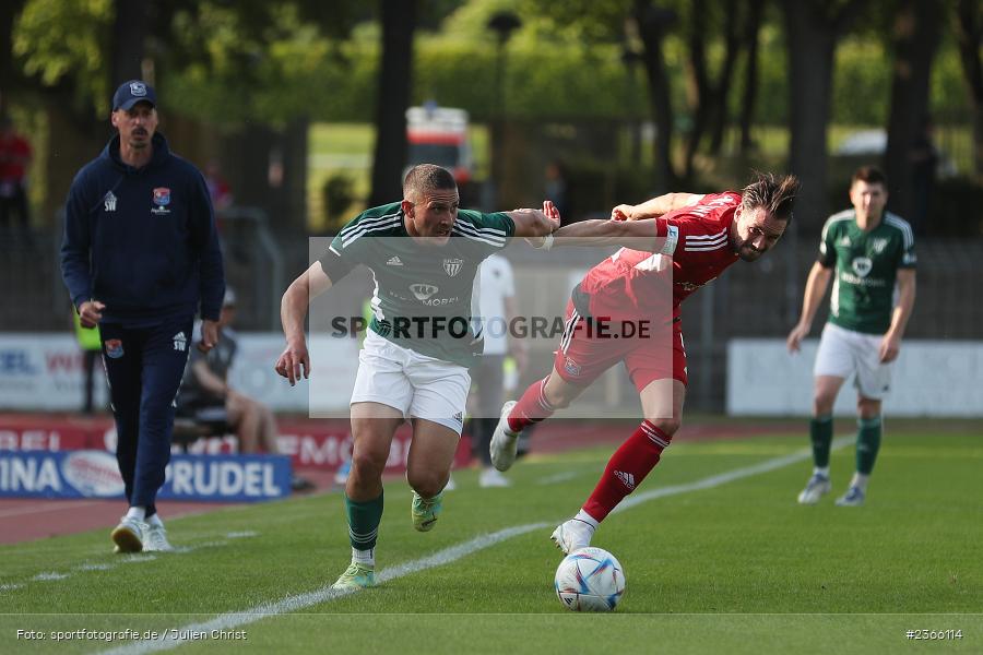 Dominic Noa Schmidt, Sachs-Stadion, Schweinfurt, 26.05.2023, sport, action, BFV, Fussball, 38. Spieltag, Regionalliga Bayern, UHG, FC05, SpVgg Unterhaching, 1. FC Schweinfurt - Bild-ID: 2366114 Dominic Noa Schmidt, Sachs-Stadion, Schweinfurt, 26.05.2023, sport, action, BFV, Fussball, 38. Spieltag, Regionalliga Bayern, UHG, FC05, SpVgg Unterhaching, 1. FC Schweinfurt - Bild-ID: 2366114