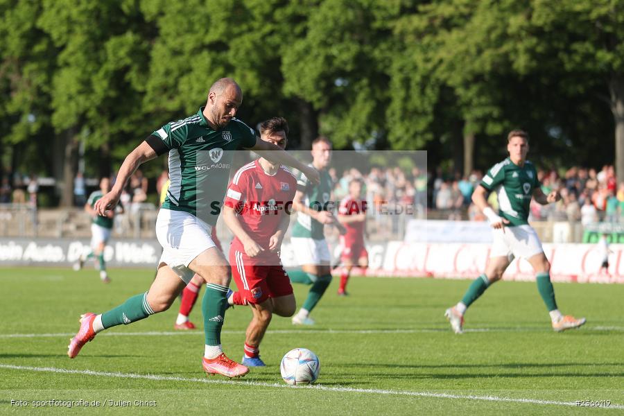Adam Jabiri, Sachs-Stadion, Schweinfurt, 26.05.2023, sport, action, BFV, Fussball, 38. Spieltag, Regionalliga Bayern, UHG, FC05, SpVgg Unterhaching, 1. FC Schweinfurt - Bild-ID: 2366119