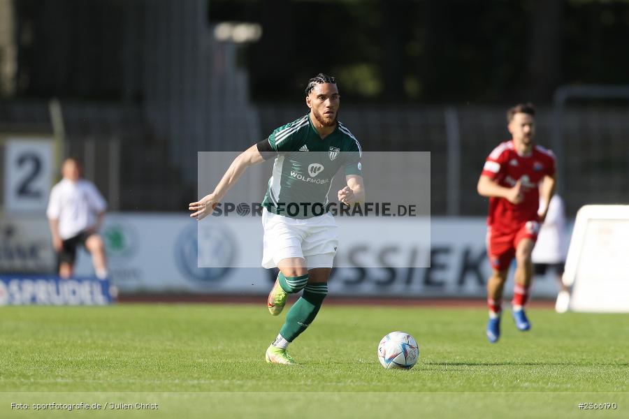 Malik Mc Lemore, Sachs-Stadion, Schweinfurt, 26.05.2023, sport, action, BFV, Fussball, 38. Spieltag, Regionalliga Bayern, UHG, FC05, SpVgg Unterhaching, 1. FC Schweinfurt - Bild-ID: 2366190