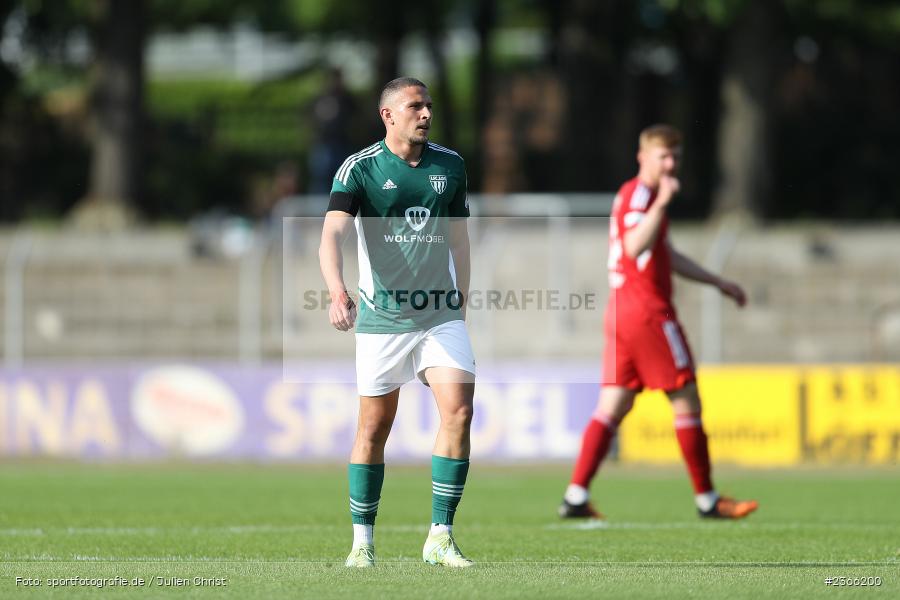 Dominic Noa Schmidt, Sachs-Stadion, Schweinfurt, 26.05.2023, sport, action, BFV, Fussball, 38. Spieltag, Regionalliga Bayern, UHG, FC05, SpVgg Unterhaching, 1. FC Schweinfurt - Bild-ID: 2366200