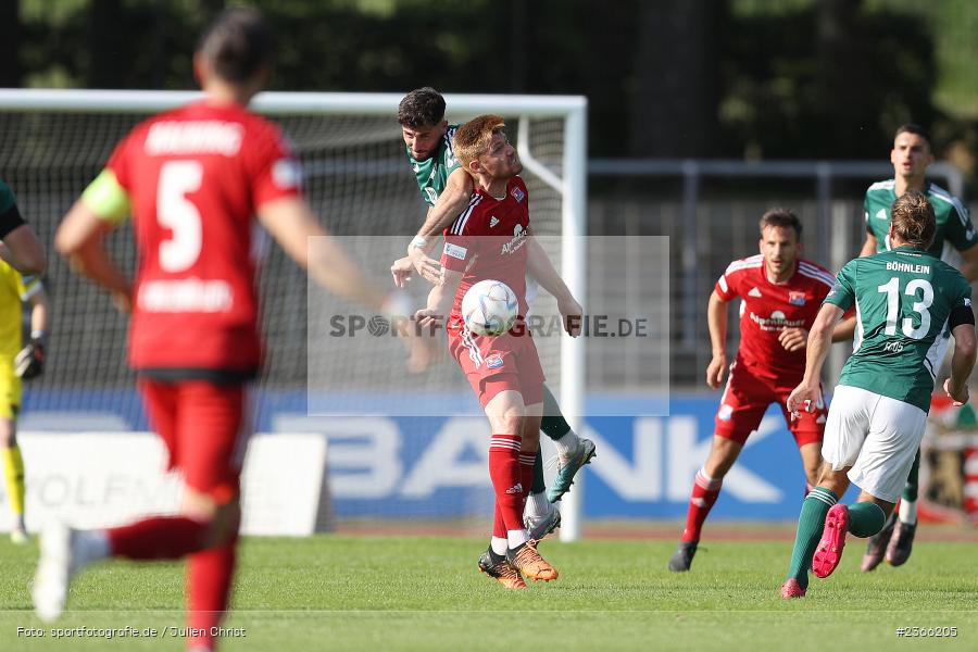 Lucas Zeller, Sachs-Stadion, Schweinfurt, 26.05.2023, sport, action, BFV, Fussball, 38. Spieltag, Regionalliga Bayern, UHG, FC05, SpVgg Unterhaching, 1. FC Schweinfurt - Bild-ID: 2366205