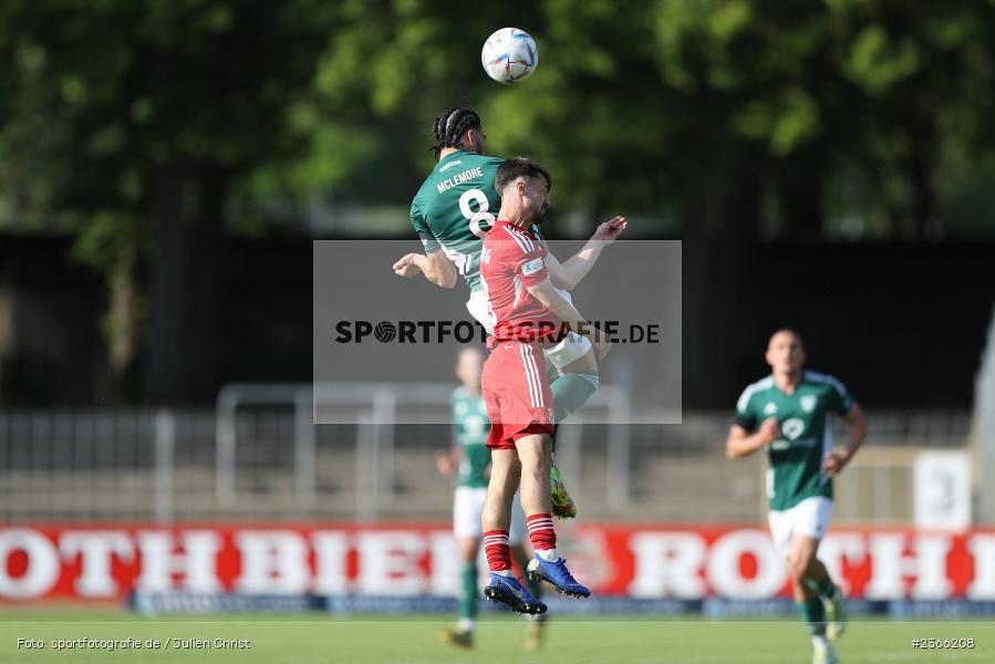 Malik Mc Lemore, Sachs-Stadion, Schweinfurt, 26.05.2023, sport, action, BFV, Fussball, 38. Spieltag, Regionalliga Bayern, UHG, FC05, SpVgg Unterhaching, 1. FC Schweinfurt - Bild-ID: 2366208 Malik Mc Lemore, Sachs-Stadion, Schweinfurt, 26.05.2023, sport, action, BFV, Fussball, 38. Spieltag, Regionalliga Bayern, UHG, FC05, SpVgg Unterhaching, 1. FC Schweinfurt - Bild-ID: 2366208