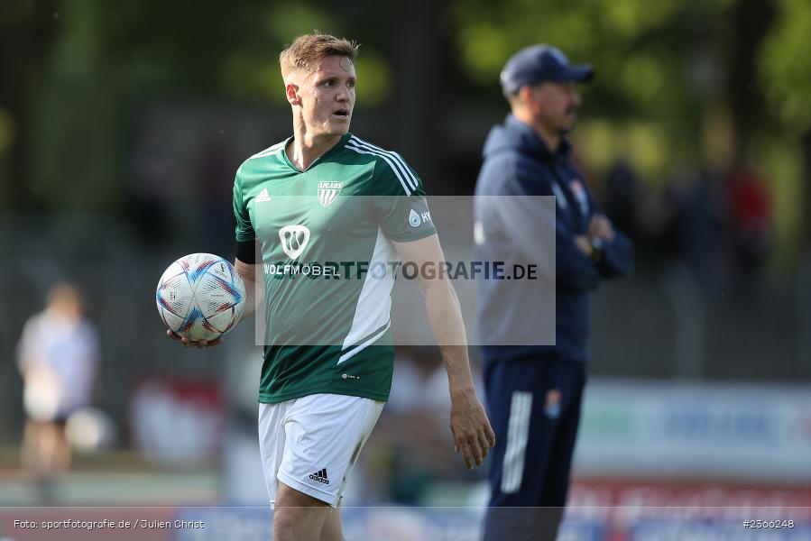 Lukas Aigner, Sachs-Stadion, Schweinfurt, 26.05.2023, sport, action, BFV, Fussball, 38. Spieltag, Regionalliga Bayern, UHG, FC05, SpVgg Unterhaching, 1. FC Schweinfurt - Bild-ID: 2366248