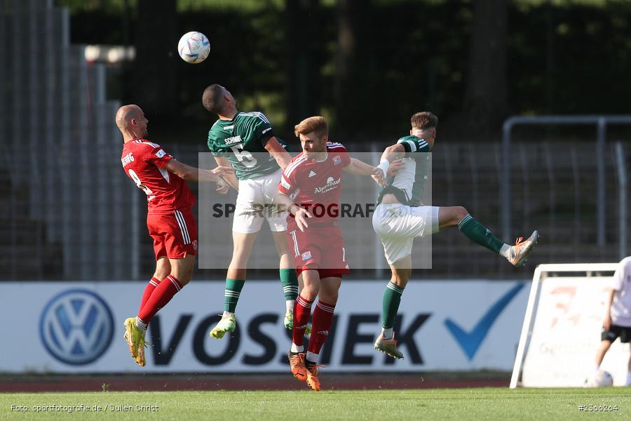 Dominic Noa Schmidt, Sachs-Stadion, Schweinfurt, 26.05.2023, sport, action, BFV, Fussball, 38. Spieltag, Regionalliga Bayern, UHG, FC05, SpVgg Unterhaching, 1. FC Schweinfurt - Bild-ID: 2366264