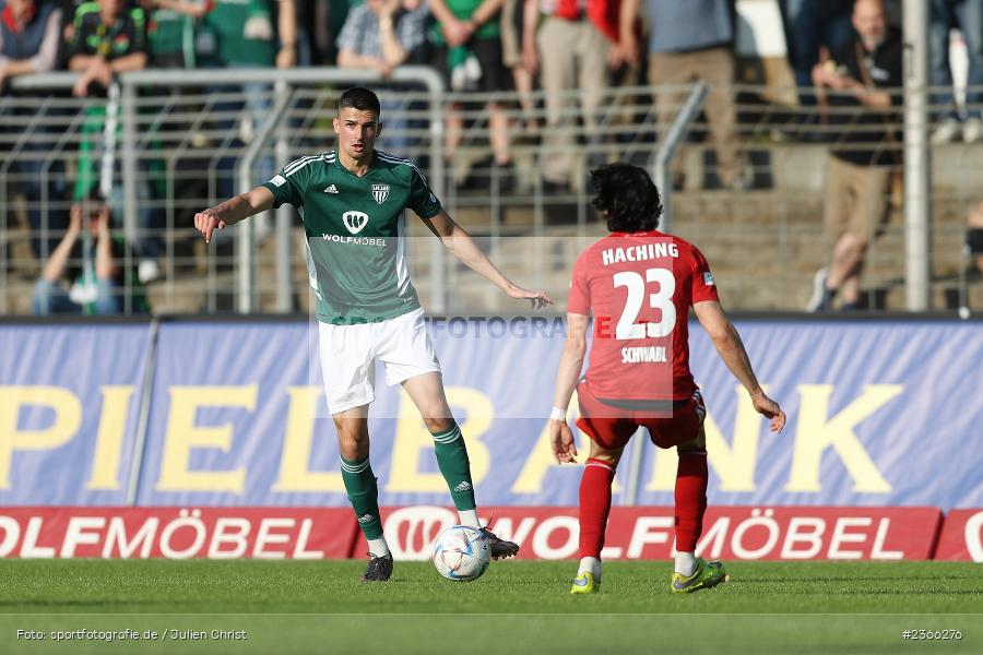 Ivan Mihaljevic, Sachs-Stadion, Schweinfurt, 26.05.2023, sport, action, BFV, Fussball, 38. Spieltag, Regionalliga Bayern, UHG, FC05, SpVgg Unterhaching, 1. FC Schweinfurt - Bild-ID: 2366276