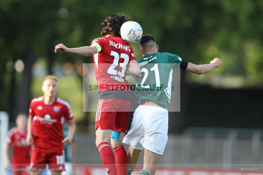 Markus Schwabl, Sachs-Stadion, Schweinfurt, 26.05.2023, sport, action, BFV, Fussball, 38. Spieltag, Regionalliga Bayern, UHG, FC05, SpVgg Unterhaching, 1. FC Schweinfurt - Bild-ID: 2366402 Markus Schwabl, Sachs-Stadion, Schweinfurt, 26.05.2023, sport, action, BFV, Fussball, 38. Spieltag, Regionalliga Bayern, UHG, FC05, SpVgg Unterhaching, 1. FC Schweinfurt - Bild-ID: 2366402