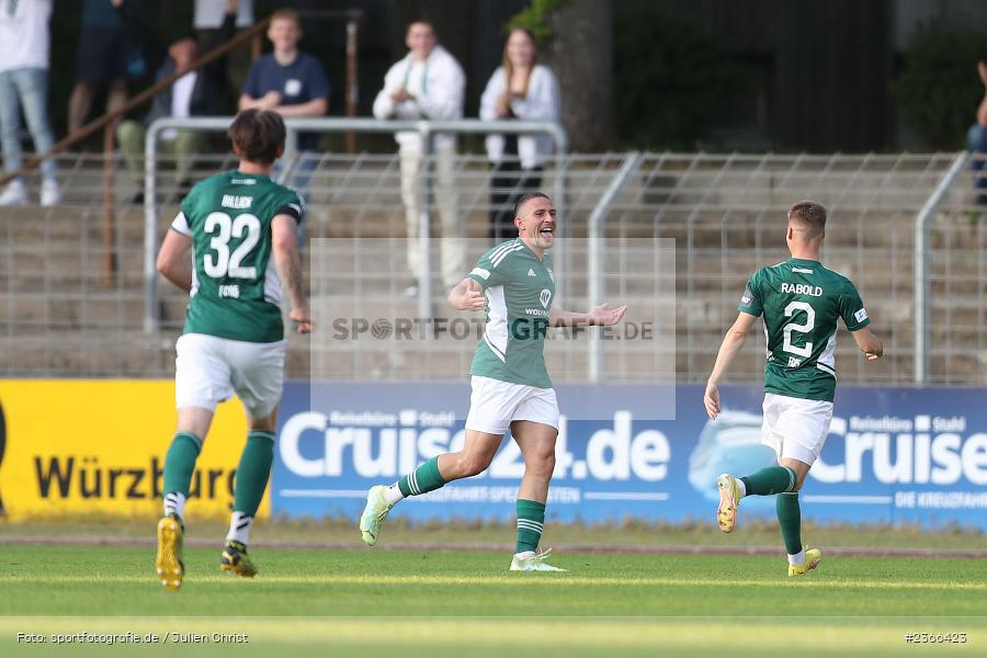 Dominic Noa Schmidt, Sachs-Stadion, Schweinfurt, 26.05.2023, sport, action, BFV, Fussball, 38. Spieltag, Regionalliga Bayern, UHG, FC05, SpVgg Unterhaching, 1. FC Schweinfurt - Bild-ID: 2366423