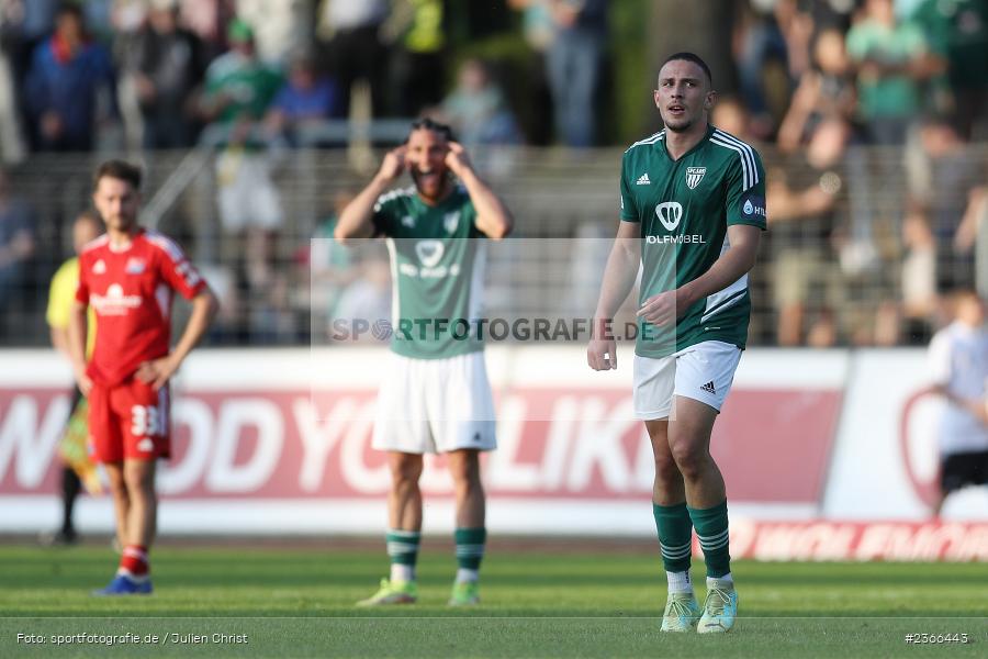 Dominic Noa Schmidt, Sachs-Stadion, Schweinfurt, 26.05.2023, sport, action, BFV, Fussball, 38. Spieltag, Regionalliga Bayern, UHG, FC05, SpVgg Unterhaching, 1. FC Schweinfurt - Bild-ID: 2366443