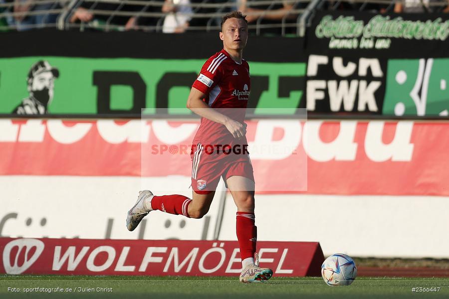 Niclas Anspach, Sachs-Stadion, Schweinfurt, 26.05.2023, sport, action, BFV, Fussball, 38. Spieltag, Regionalliga Bayern, UHG, FC05, SpVgg Unterhaching, 1. FC Schweinfurt - Bild-ID: 2366447 Niclas Anspach, Sachs-Stadion, Schweinfurt, 26.05.2023, sport, action, BFV, Fussball, 38. Spieltag, Regionalliga Bayern, UHG, FC05, SpVgg Unterhaching, 1. FC Schweinfurt - Bild-ID: 2366447