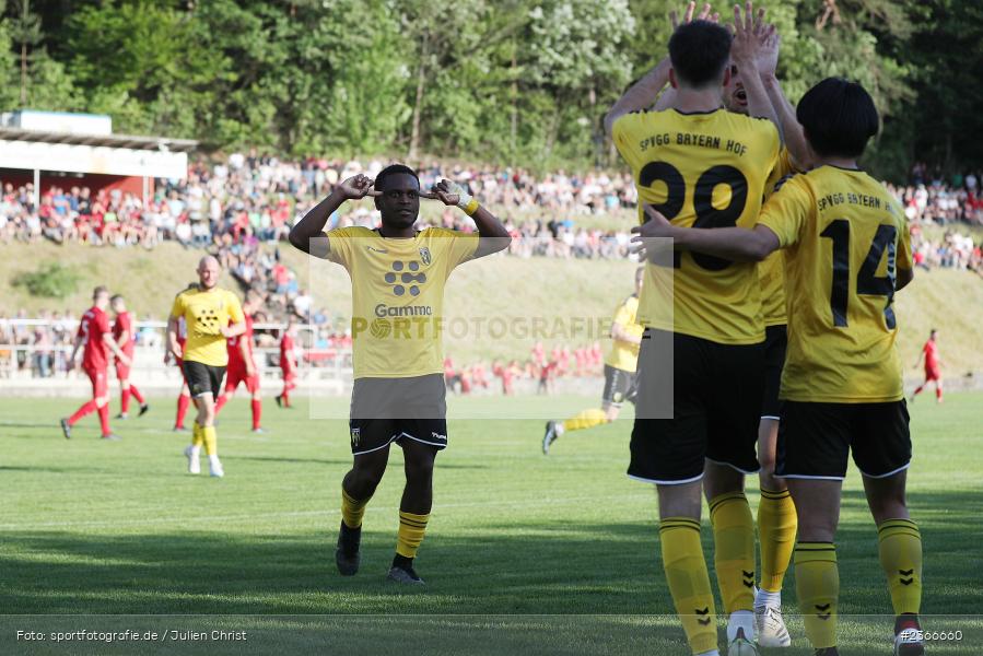 Pierrce Miller, Kohlenberg-Arena, Fuchsstadt, 31.05.2023, sport, action, BFV, Fussball, 1. Spieltag, Relegation, Landesliga Nordwest, Bayernliga, HOF, FCF, SpVgg Bayern Hof, FC Fuchsstadt - Bild-ID: 2366660