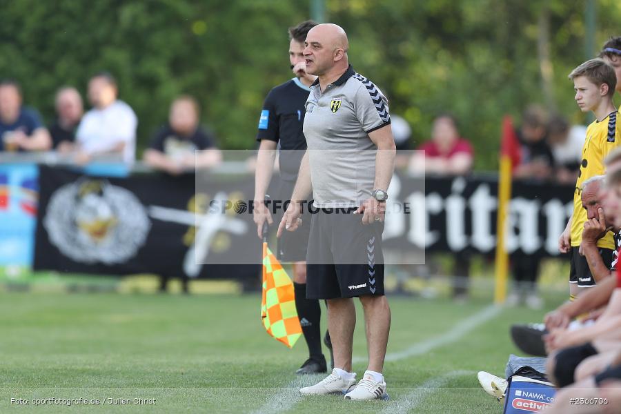 Mikheil Sajaia, Kohlenberg-Arena, Fuchsstadt, 31.05.2023, sport, action, BFV, Fussball, 1. Spieltag, Relegation, Landesliga Nordwest, Bayernliga, HOF, FCF, SpVgg Bayern Hof, FC Fuchsstadt - Bild-ID: 2366706