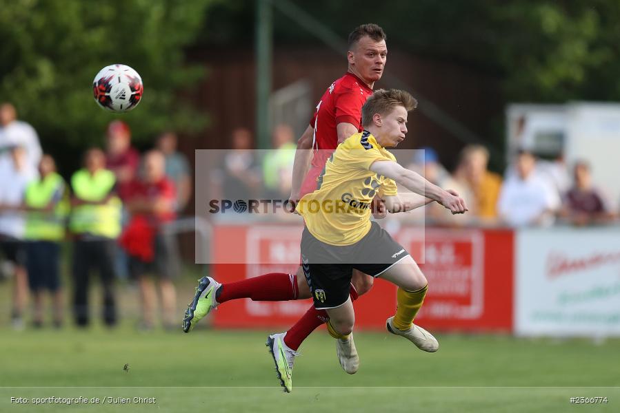 Noah Wich, Kohlenberg-Arena, Fuchsstadt, 31.05.2023, sport, action, BFV, Fussball, 1. Spieltag, Relegation, Landesliga Nordwest, Bayernliga, HOF, FCF, SpVgg Bayern Hof, FC Fuchsstadt - Bild-ID: 2366774