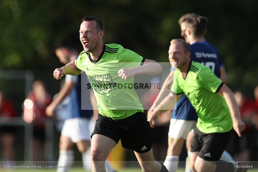 Torjubel, Jonas Harant, Sportgelände, Waldzell, 02.06.2023, sport, action, BFV, Fussball, Relegation, Kreisklasse Würzburg, A Klasse, TSV, FVH, TSV Partenstein, FV 05 Helmstadt II - Bild-ID: 2366844