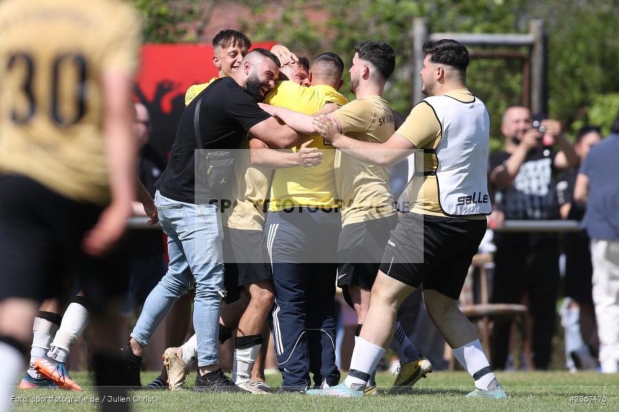Leonit Mehana, Torjubel, Sportgelände, Karlstadt-Gambach, 04.06.2023, sport, action, BFV, Fussball, Relegation, Kreisklasse Würzburg, A Klasse, TSV, SVS, TSV Güntersleben, SV Schaippach - Bild-ID: 2367476