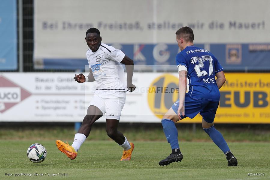 Mamadou Bah, Sportgelände, Rimpar, 24.06.2023, sport, action, BFV, Fussball, Bayernliga, Landesliga, Landesfreundschaftsspiele, WFV, ASV, Würzburger FV, ASV Rimpar - Bild-ID: 2368262