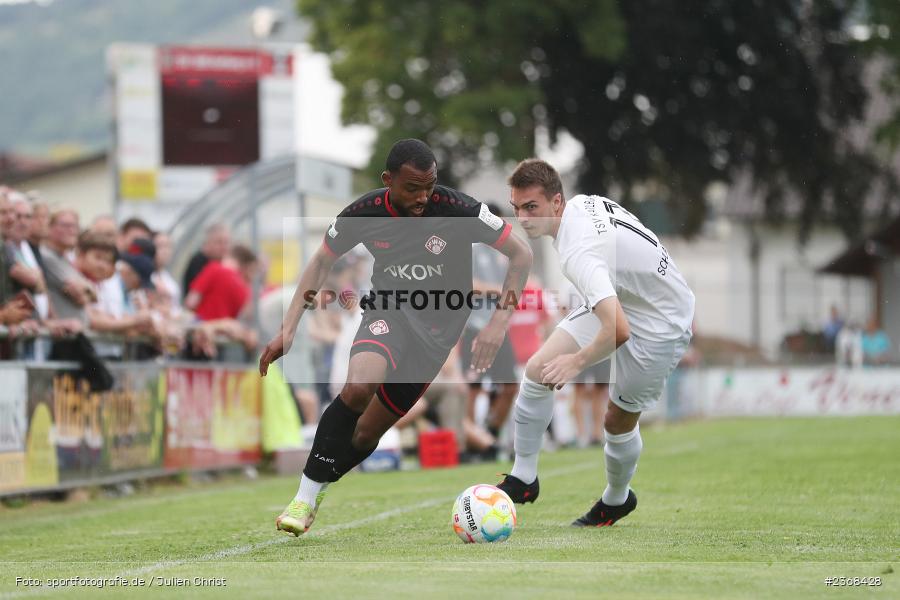 Fabrice Montcheu, Sportgelände, Karlburg, 29.06.2023, sport, action, BFV, Fussball, Regionalliga Bayern, Landesliga, Landesfreundschaftsspiele, FWK, TSV, FC Würzburger Kickers, TSV Karlburg - Bild-ID: 2368428