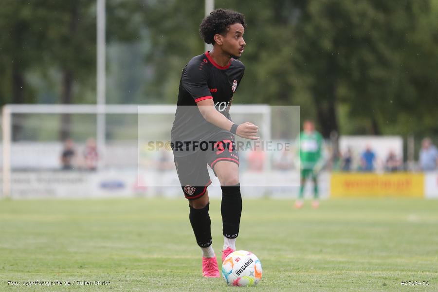 Noah Agbaje, Sportgelände, Karlburg, 29.06.2023, sport, action, BFV, Fussball, Regionalliga Bayern, Landesliga, Landesfreundschaftsspiele, FWK, TSV, FC Würzburger Kickers, TSV Karlburg - Bild-ID: 2368430