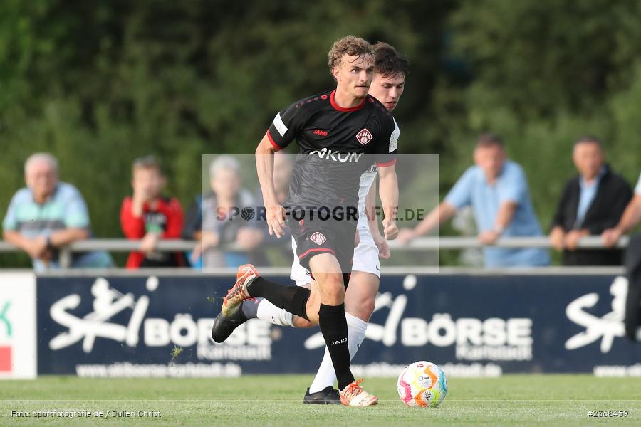 Tim Littmann, Sportgelände, Karlburg, 29.06.2023, sport, action, BFV, Fussball, Regionalliga Bayern, Landesliga, Landesfreundschaftsspiele, FWK, TSV, FC Würzburger Kickers, TSV Karlburg - Bild-ID: 2368459 Tim Littmann, Sportgelände, Karlburg, 29.06.2023, sport, action, BFV, Fussball, Regionalliga Bayern, Landesliga, Landesfreundschaftsspiele, FWK, TSV, FC Würzburger Kickers, TSV Karlburg - Bild-ID: 2368459