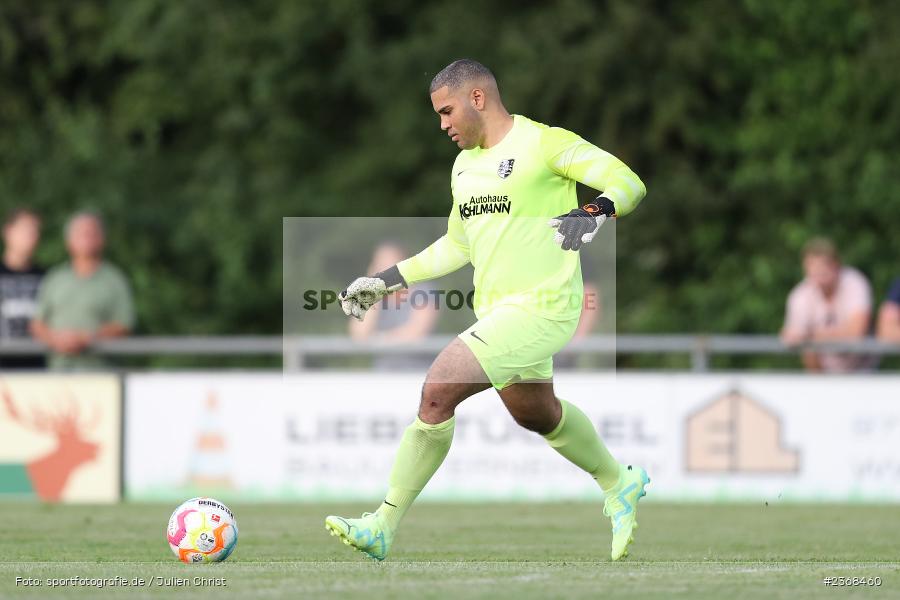 Marvin Fischer-Vallecilla, Sportgelände, Karlburg, 29.06.2023, sport, action, BFV, Fussball, Regionalliga Bayern, Landesliga, Landesfreundschaftsspiele, FWK, TSV, FC Würzburger Kickers, TSV Karlburg - Bild-ID: 2368460 Marvin Fischer-Vallecilla, Sportgelände, Karlburg, 29.06.2023, sport, action, BFV, Fussball, Regionalliga Bayern, Landesliga, Landesfreundschaftsspiele, FWK, TSV, FC Würzburger Kickers, TSV Karlburg - Bild-ID: 2368460