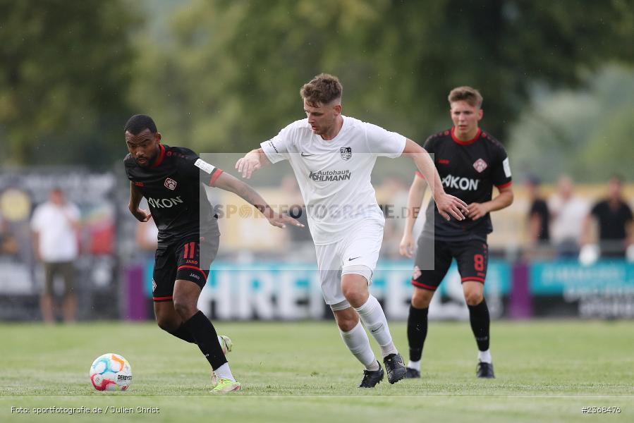 Fabrice Montcheu, Sportgelände, Karlburg, 29.06.2023, sport, action, BFV, Fussball, Regionalliga Bayern, Landesliga, Landesfreundschaftsspiele, FWK, TSV, FC Würzburger Kickers, TSV Karlburg - Bild-ID: 2368476 Fabrice Montcheu, Sportgelände, Karlburg, 29.06.2023, sport, action, BFV, Fussball, Regionalliga Bayern, Landesliga, Landesfreundschaftsspiele, FWK, TSV, FC Würzburger Kickers, TSV Karlburg - Bild-ID: 2368476