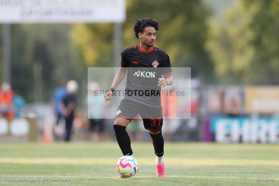 Noah Agbaje, Sportgelände, Karlburg, 29.06.2023, sport, action, BFV, Fussball, Regionalliga Bayern, Landesliga, Landesfreundschaftsspiele, FWK, TSV, FC Würzburger Kickers, TSV Karlburg - Bild-ID: 2368492 Noah Agbaje, Sportgelände, Karlburg, 29.06.2023, sport, action, BFV, Fussball, Regionalliga Bayern, Landesliga, Landesfreundschaftsspiele, FWK, TSV, FC Würzburger Kickers, TSV Karlburg - Bild-ID: 2368492