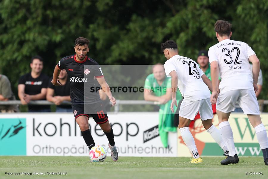 Dardan Karimani, Sportgelände, Karlburg, 29.06.2023, sport, action, BFV, Fussball, Regionalliga Bayern, Landesliga, Landesfreundschaftsspiele, FWK, TSV, FC Würzburger Kickers, TSV Karlburg - Bild-ID: 2368496 Dardan Karimani, Sportgelände, Karlburg, 29.06.2023, sport, action, BFV, Fussball, Regionalliga Bayern, Landesliga, Landesfreundschaftsspiele, FWK, TSV, FC Würzburger Kickers, TSV Karlburg - Bild-ID: 2368496