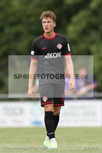 Aron Unrath, Sportgelände, Karlburg, 29.06.2023, sport, action, BFV, Fussball, Regionalliga Bayern, Landesliga, Landesfreundschaftsspiele, FWK, TSV, FC Würzburger Kickers, TSV Karlburg - Bild-ID: 2368519 Aron Unrath, Sportgelände, Karlburg, 29.06.2023, sport, action, BFV, Fussball, Regionalliga Bayern, Landesliga, Landesfreundschaftsspiele, FWK, TSV, FC Würzburger Kickers, TSV Karlburg - Bild-ID: 2368519