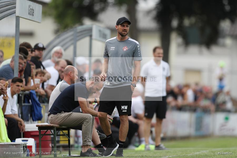 Marco Wildersinn, Sportgelände, Karlburg, 29.06.2023, sport, action, BFV, Fussball, Regionalliga Bayern, Landesliga, Landesfreundschaftsspiele, FWK, TSV, FC Würzburger Kickers, TSV Karlburg - Bild-ID: 2368561 Marco Wildersinn, Sportgelände, Karlburg, 29.06.2023, sport, action, BFV, Fussball, Regionalliga Bayern, Landesliga, Landesfreundschaftsspiele, FWK, TSV, FC Würzburger Kickers, TSV Karlburg - Bild-ID: 2368561