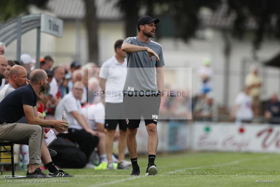 Marco Wildersinn, Sportgelände, Karlburg, 29.06.2023, sport, action, BFV, Fussball, Regionalliga Bayern, Landesliga, Landesfreundschaftsspiele, FWK, TSV, FC Würzburger Kickers, TSV Karlburg - Bild-ID: 2368562 Marco Wildersinn, Sportgelände, Karlburg, 29.06.2023, sport, action, BFV, Fussball, Regionalliga Bayern, Landesliga, Landesfreundschaftsspiele, FWK, TSV, FC Würzburger Kickers, TSV Karlburg - Bild-ID: 2368562