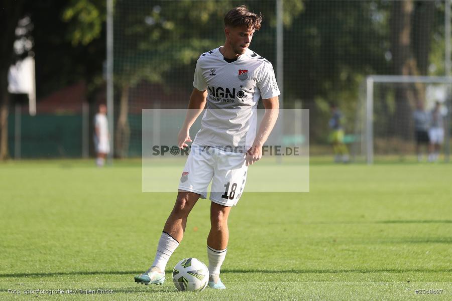 Marvin Weiß, Sachs Stadion (Nebenplatz 9), Schweinfurt, 05.07.2023, sport, action, BFV, Fussball, Landesfreundschaftsspiele, Regionalliga Bayern, Landesliga Nordwest, TSV, FTS, TSV Aubstadt, FT Schweinfurt - Bild-ID: 2368627