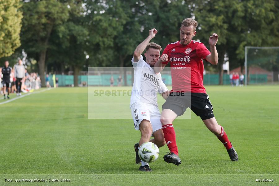 Leonard Langhans, Sachs Stadion (Nebenplatz 9), Schweinfurt, 05.07.2023, sport, action, BFV, Fussball, Landesfreundschaftsspiele, Regionalliga Bayern, Landesliga Nordwest, TSV, FTS, TSV Aubstadt, FT Schweinfurt - Bild-ID: 2368646