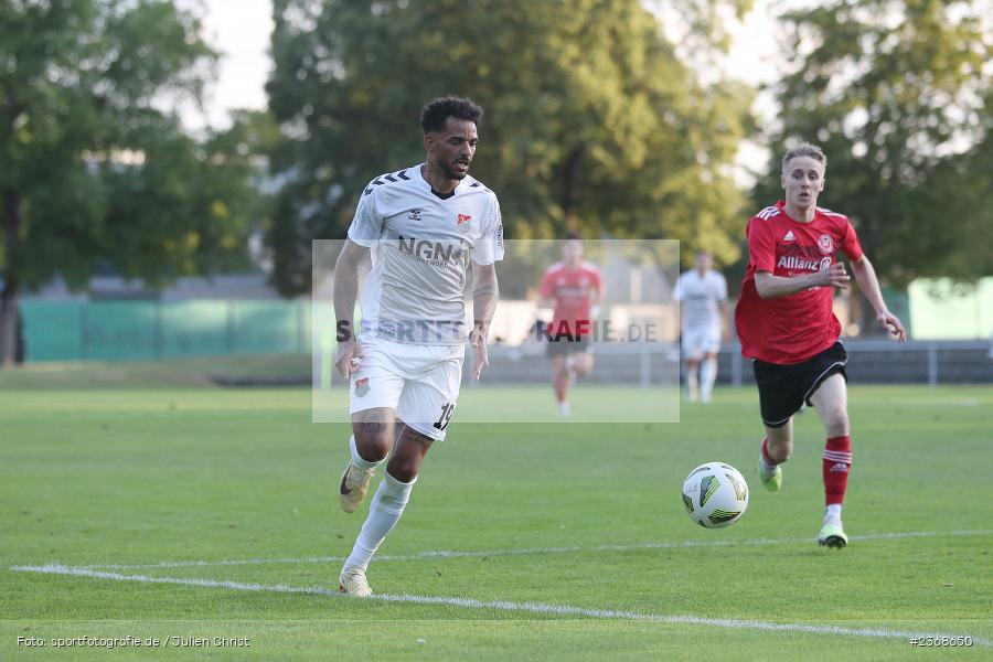 Michael Dellinger, Sachs Stadion (Nebenplatz 9), Schweinfurt, 05.07.2023, sport, action, BFV, Fussball, Landesfreundschaftsspiele, Regionalliga Bayern, Landesliga Nordwest, TSV, FTS, TSV Aubstadt, FT Schweinfurt - Bild-ID: 2368650