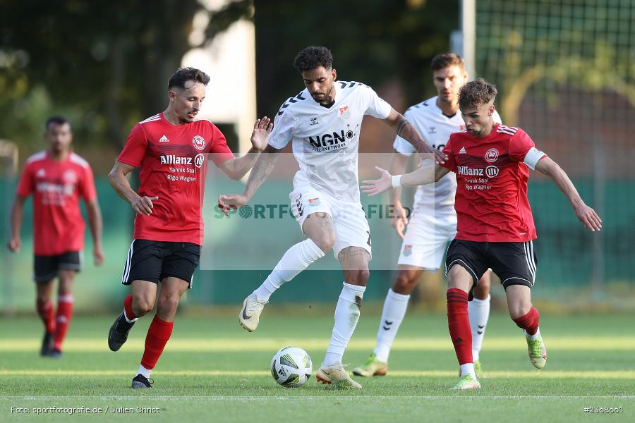 Michael Dellinger, Sachs Stadion (Nebenplatz 9), Schweinfurt, 05.07.2023, sport, action, BFV, Fussball, Landesfreundschaftsspiele, Regionalliga Bayern, Landesliga Nordwest, TSV, FTS, TSV Aubstadt, FT Schweinfurt - Bild-ID: 2368661