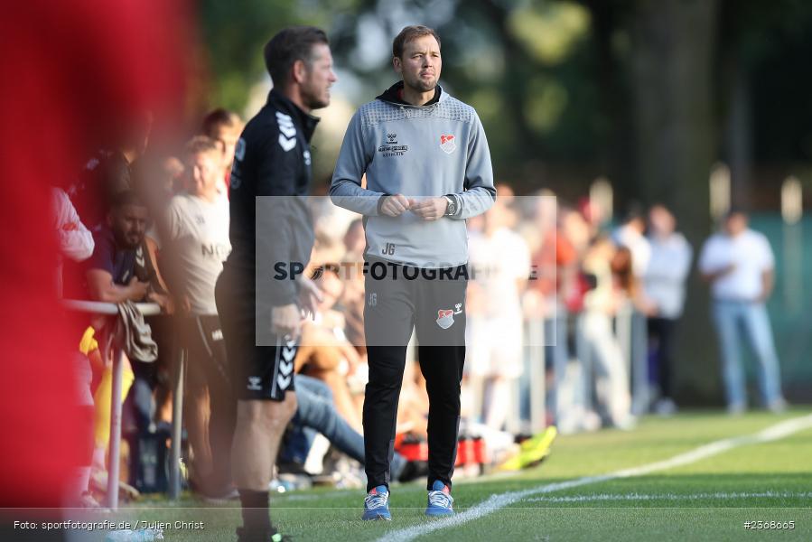 Julian Grell, Sachs Stadion (Nebenplatz 9), Schweinfurt, 05.07.2023, sport, action, BFV, Fussball, Landesfreundschaftsspiele, Regionalliga Bayern, Landesliga Nordwest, TSV, FTS, TSV Aubstadt, FT Schweinfurt - Bild-ID: 2368665