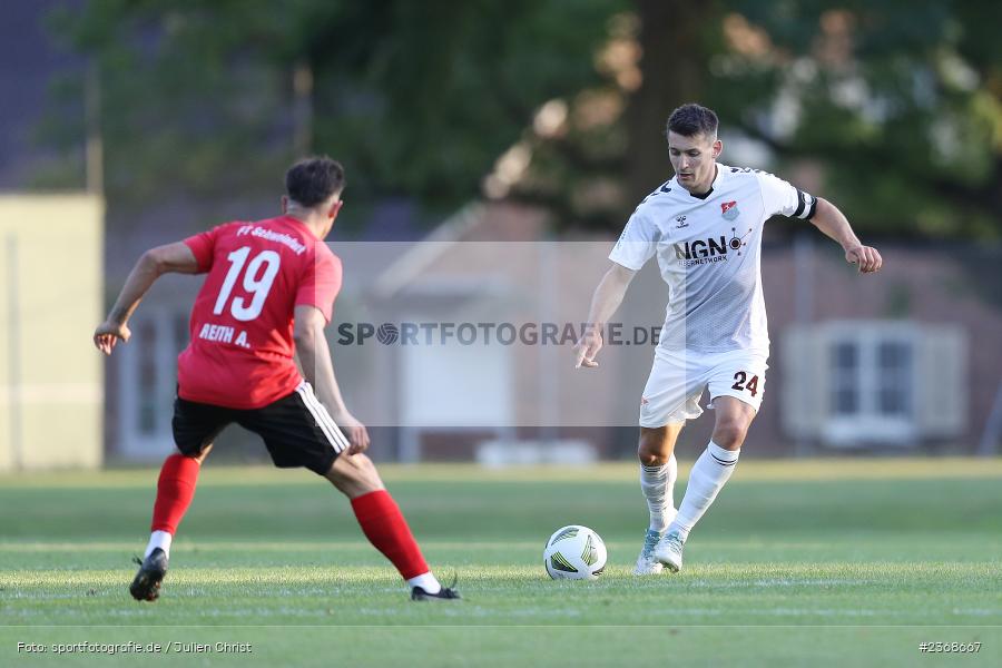 Ben Müller, Sachs Stadion (Nebenplatz 9), Schweinfurt, 05.07.2023, sport, action, BFV, Fussball, Landesfreundschaftsspiele, Regionalliga Bayern, Landesliga Nordwest, TSV, FTS, TSV Aubstadt, FT Schweinfurt - Bild-ID: 2368667