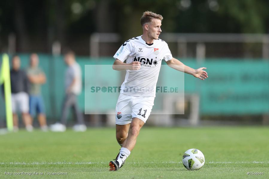 Leonard Langhans, Sachs Stadion (Nebenplatz 9), Schweinfurt, 05.07.2023, sport, action, BFV, Fussball, Landesfreundschaftsspiele, Regionalliga Bayern, Landesliga Nordwest, TSV, FTS, TSV Aubstadt, FT Schweinfurt - Bild-ID: 2368681