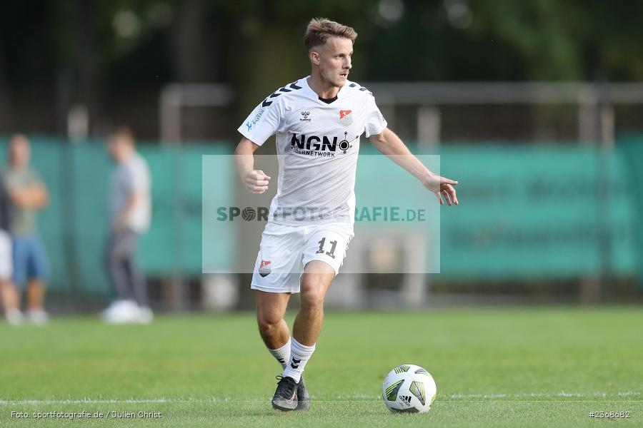 Leonard Langhans, Sachs Stadion (Nebenplatz 9), Schweinfurt, 05.07.2023, sport, action, BFV, Fussball, Landesfreundschaftsspiele, Regionalliga Bayern, Landesliga Nordwest, TSV, FTS, TSV Aubstadt, FT Schweinfurt - Bild-ID: 2368682